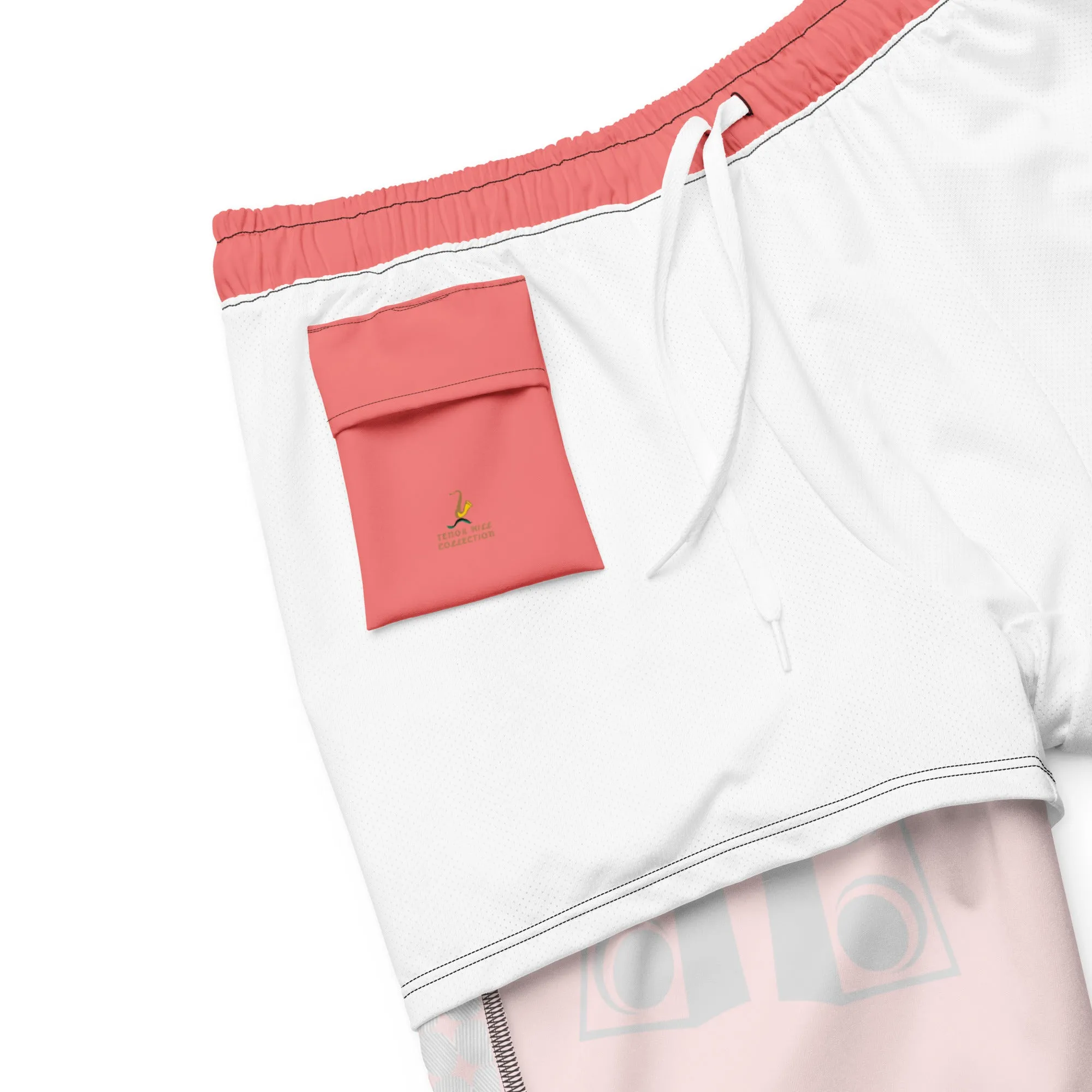 Men's Salmon Swim Trunks