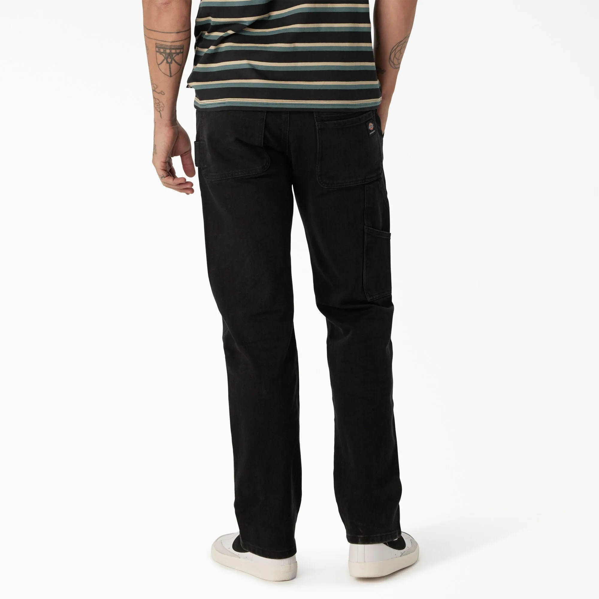 Men's Skateboarding Denim Utility Pant - Black Denim