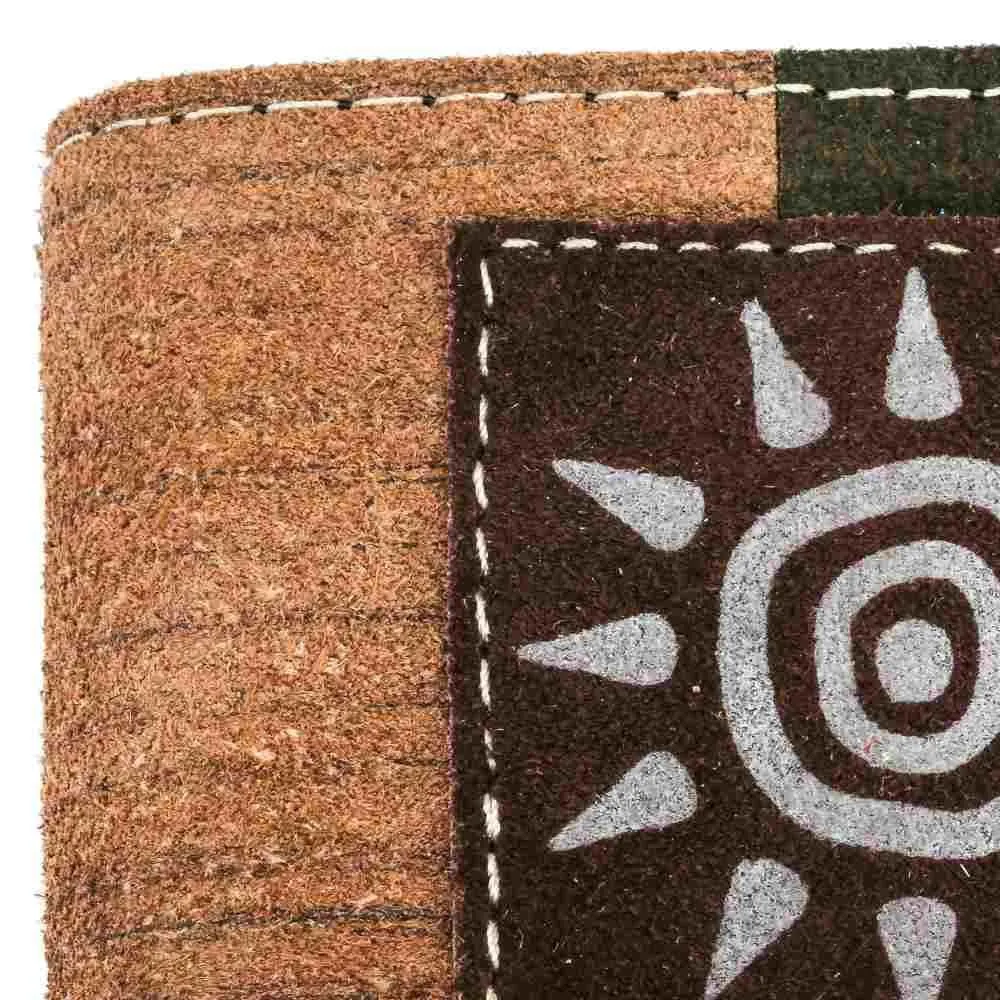 Men's Suede Leather Wallet - Beige Exterior