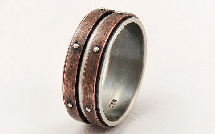 Men's wedding band ring
