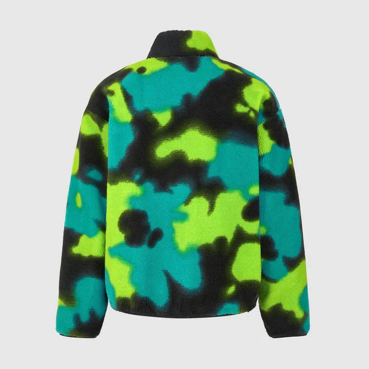 Mercedes AMG Petronas 2024 F1 Spray Sherpa 1/4 Zip Sweater - Multicolor