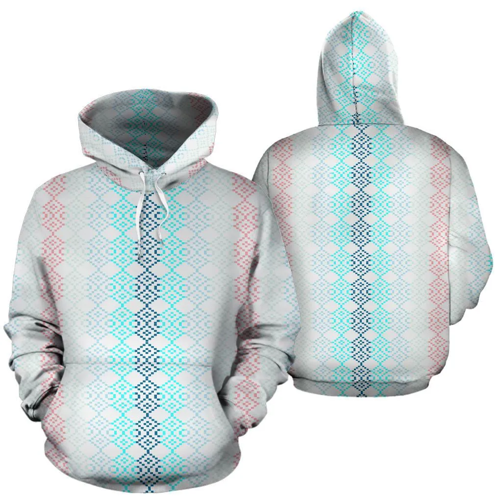 Mexican pattern pastel color hoodie