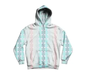 Mexican pattern pastel color hoodie