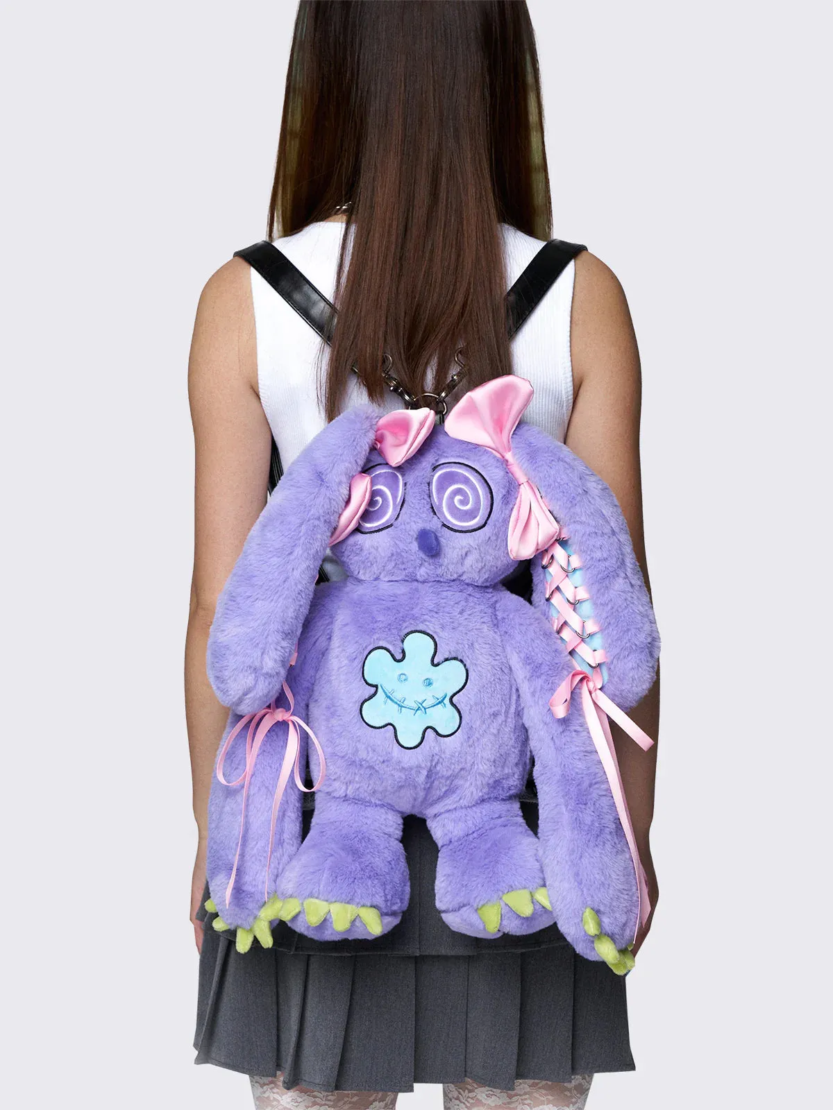 Minga London x Ema Gaspar Bunny Plush Backpack