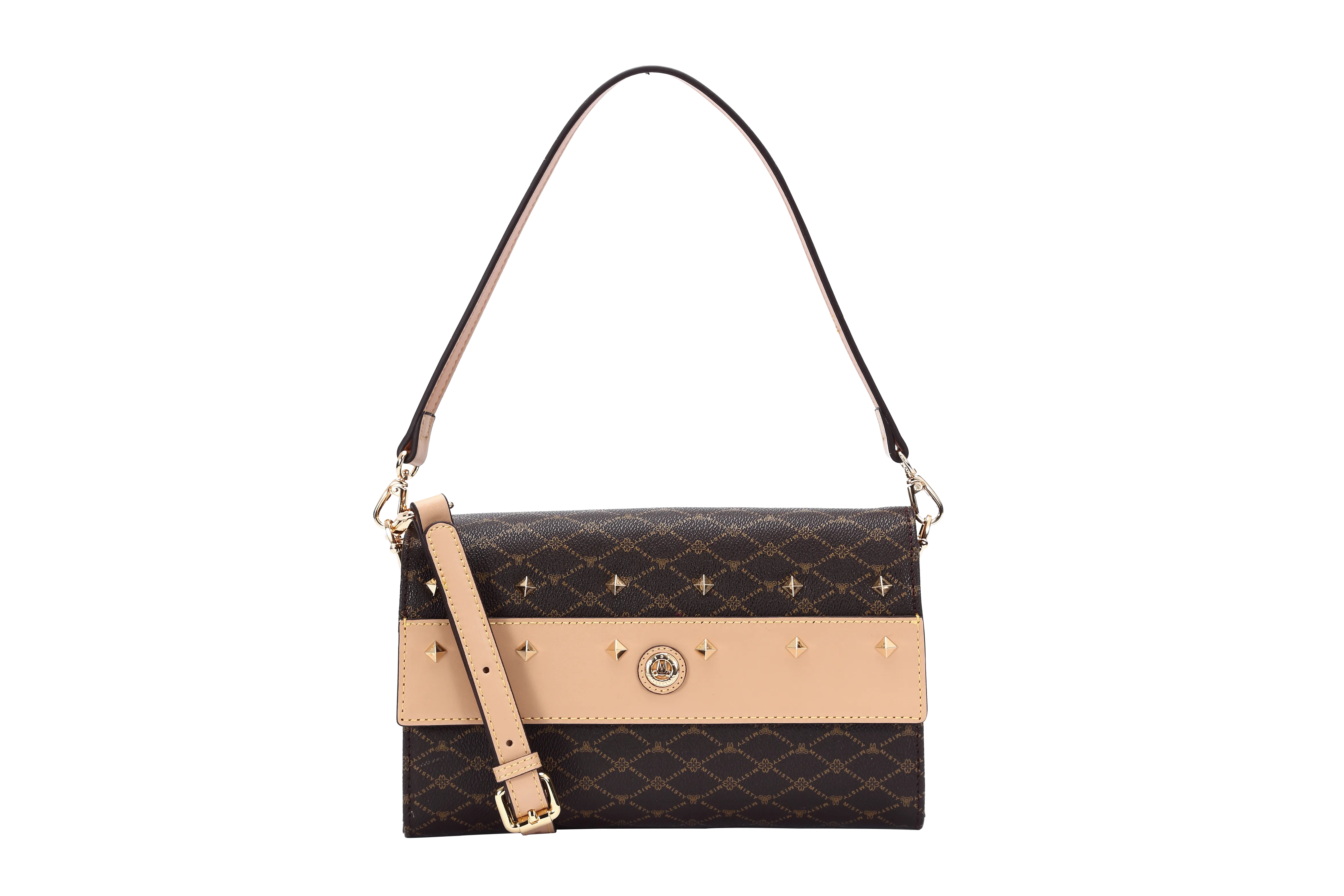 Misty Belmont Belle Leather Crossbody Bag [MP8297-BN]