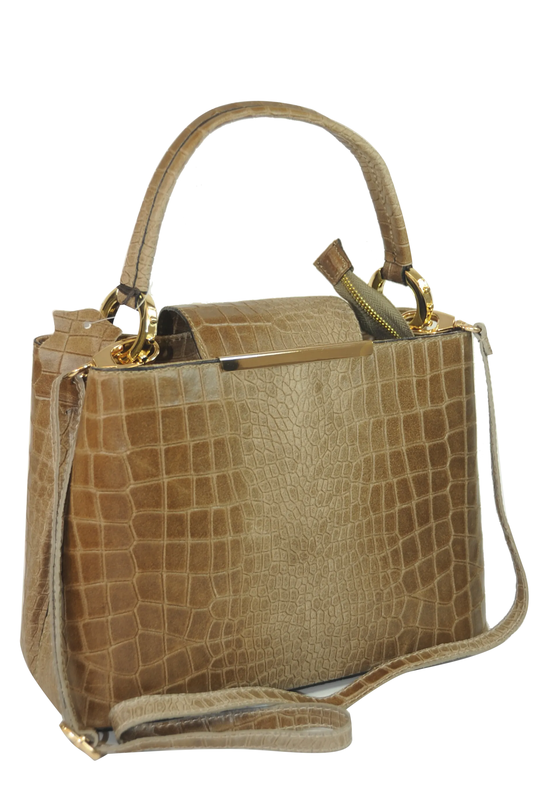 Misty Croci Papillon Leather Bag - Made in Italy [YG8111]