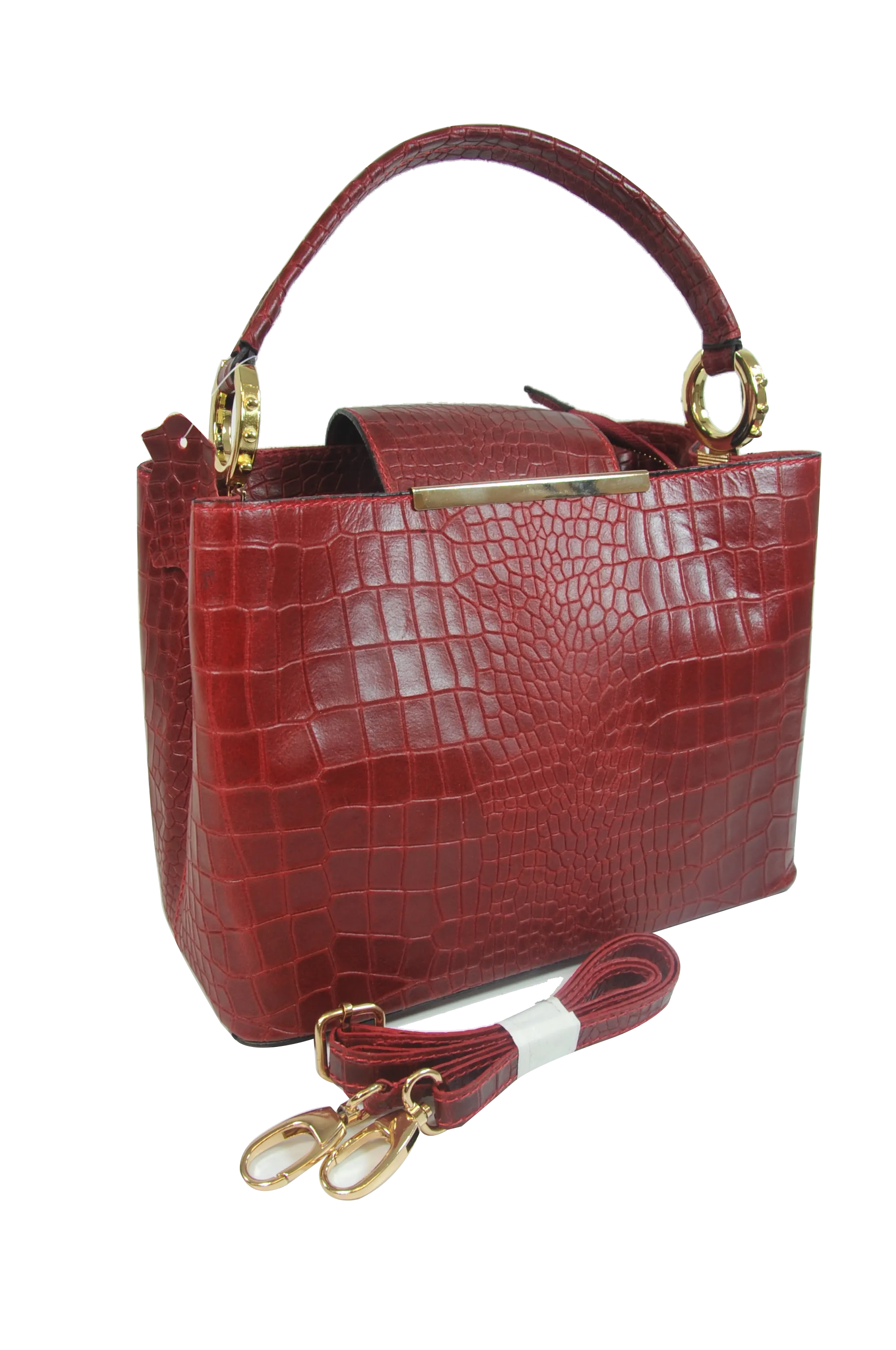 Misty Croci Papillon Leather Bag - Made in Italy [YG8111]