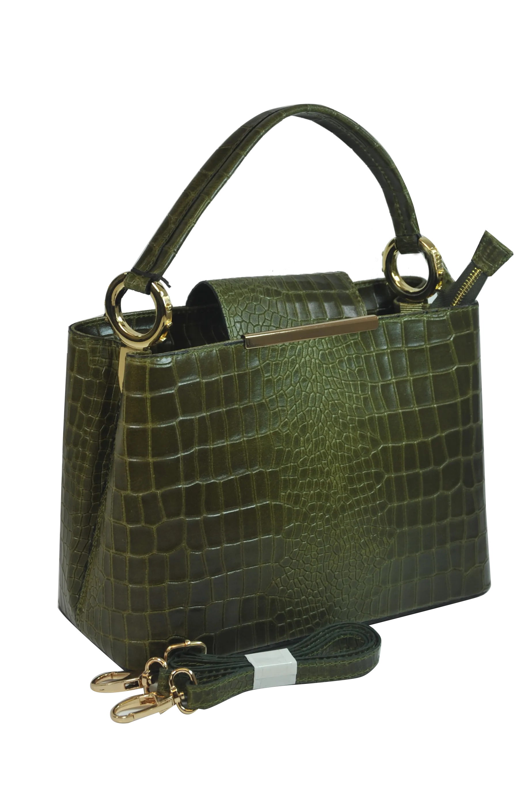 Misty Croci Papillon Leather Bag - Made in Italy [YG8111]