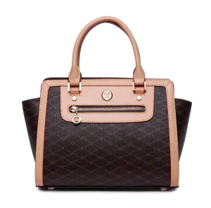 Misty Graceful Glint Leather Handbag [MH8766-BN]