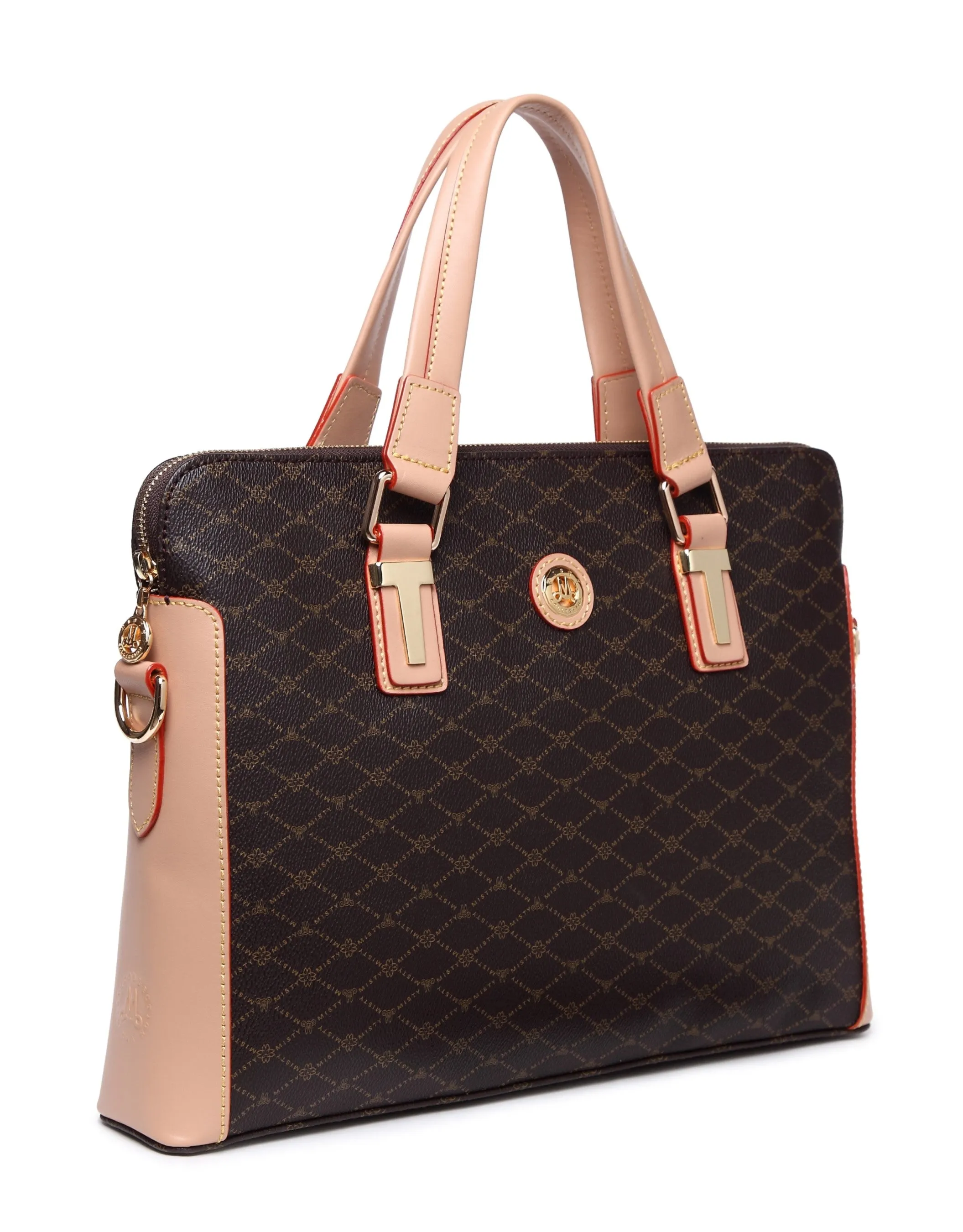 Misty Lexington Lady Leather Office Bag [MO8773-BN]
