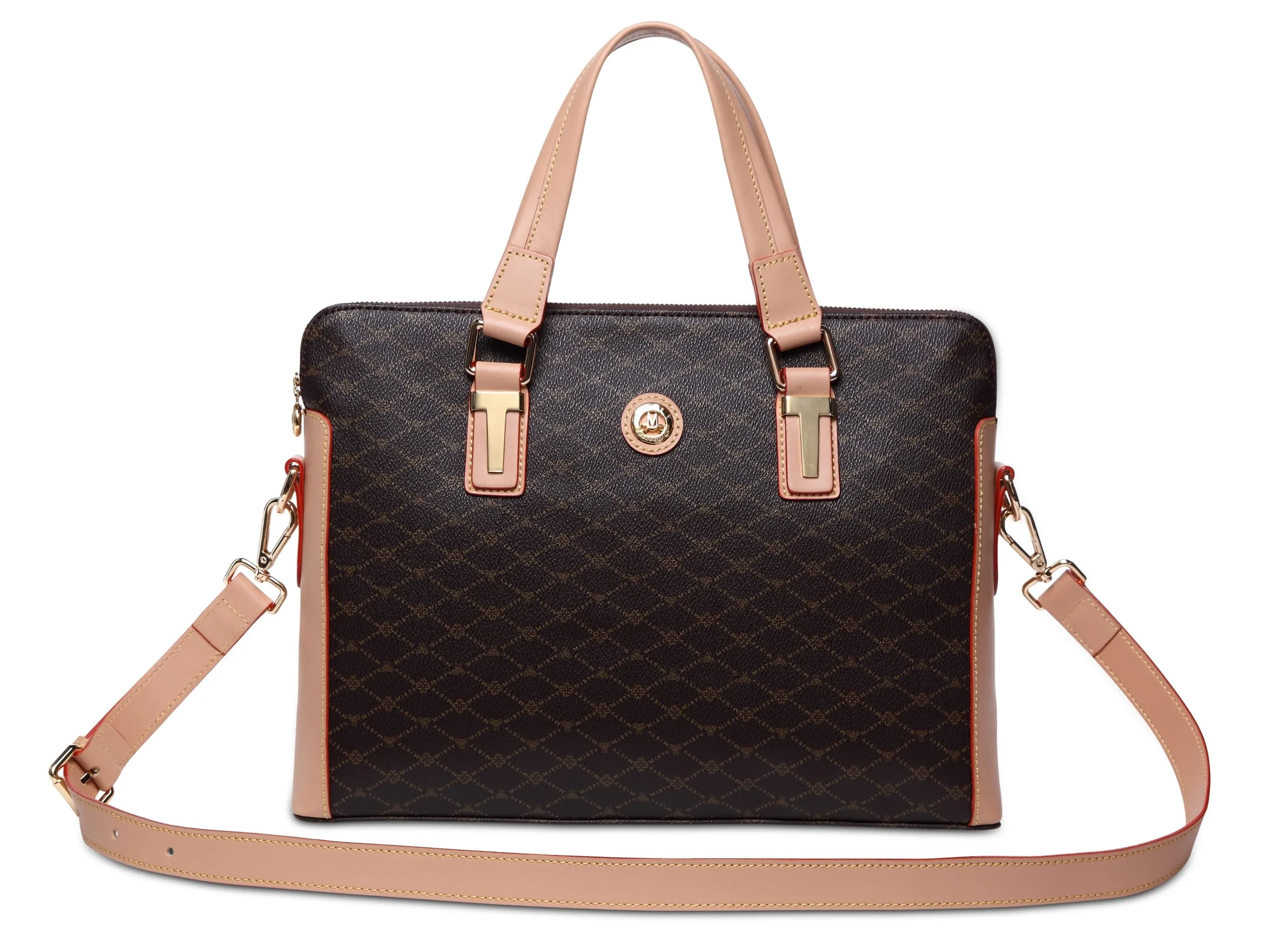 Misty Lexington Lady Leather Office Bag [MO8773-BN]