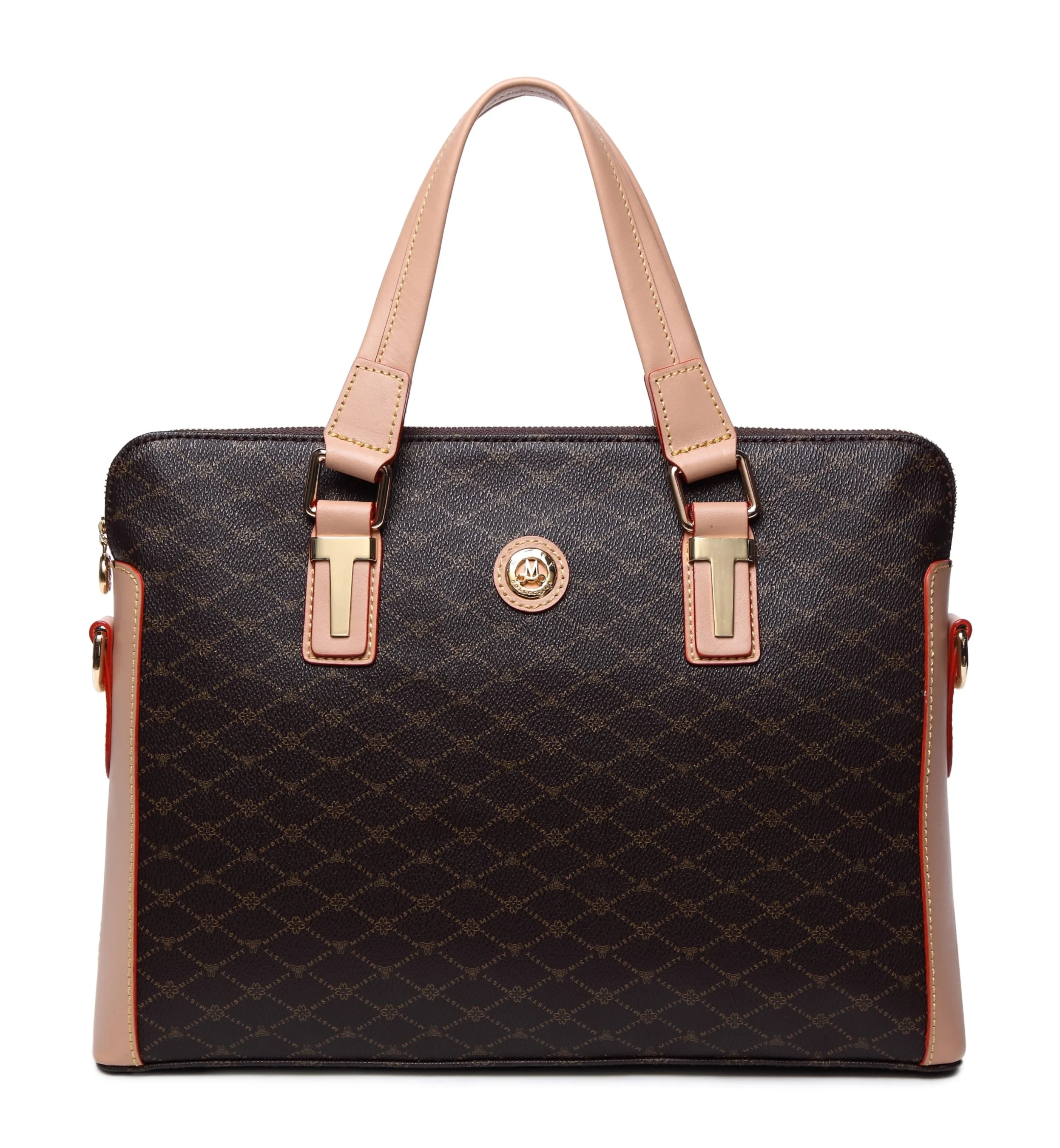 Misty Lexington Lady Leather Office Bag [MO8773-BN]
