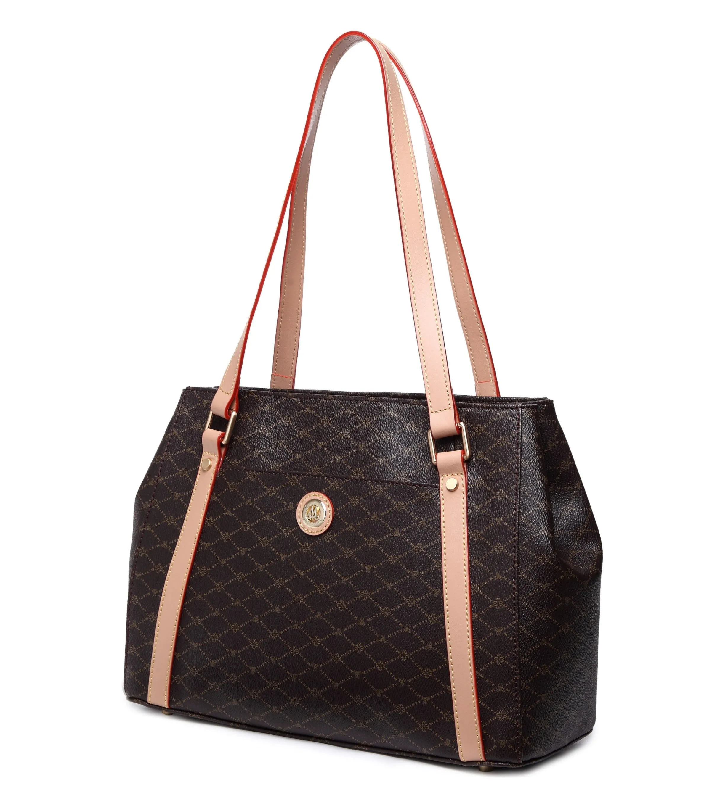 Misty Luxe Legende Leather Handbag [MT8770-BN]