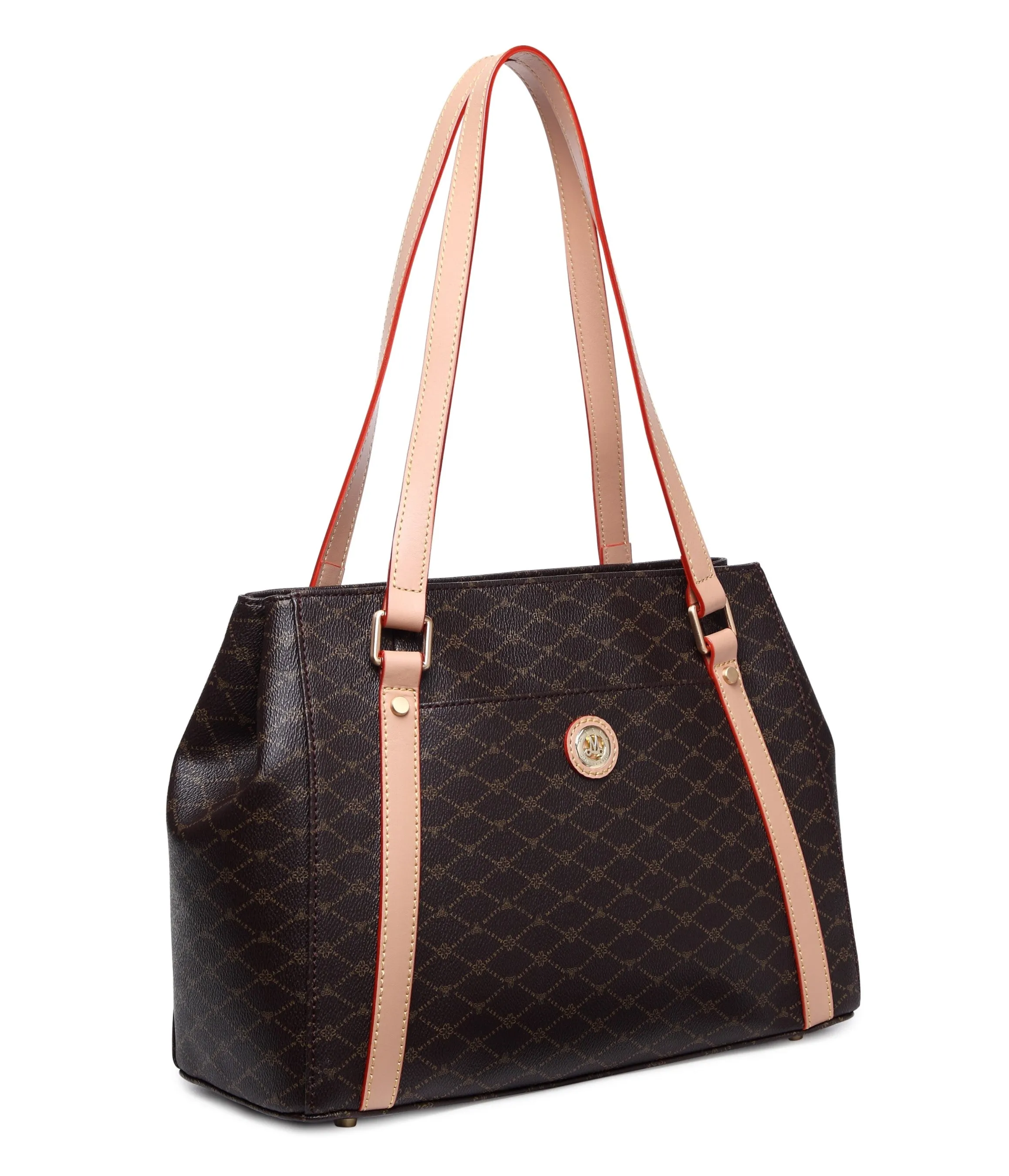 Misty Luxe Legende Leather Handbag [MT8770-BN]