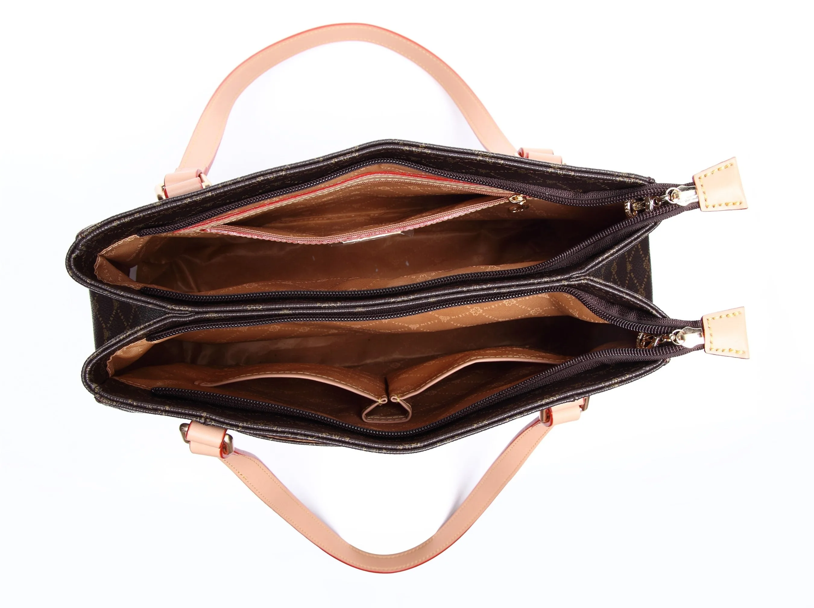 Misty Luxe Legende Leather Handbag [MT8770-BN]
