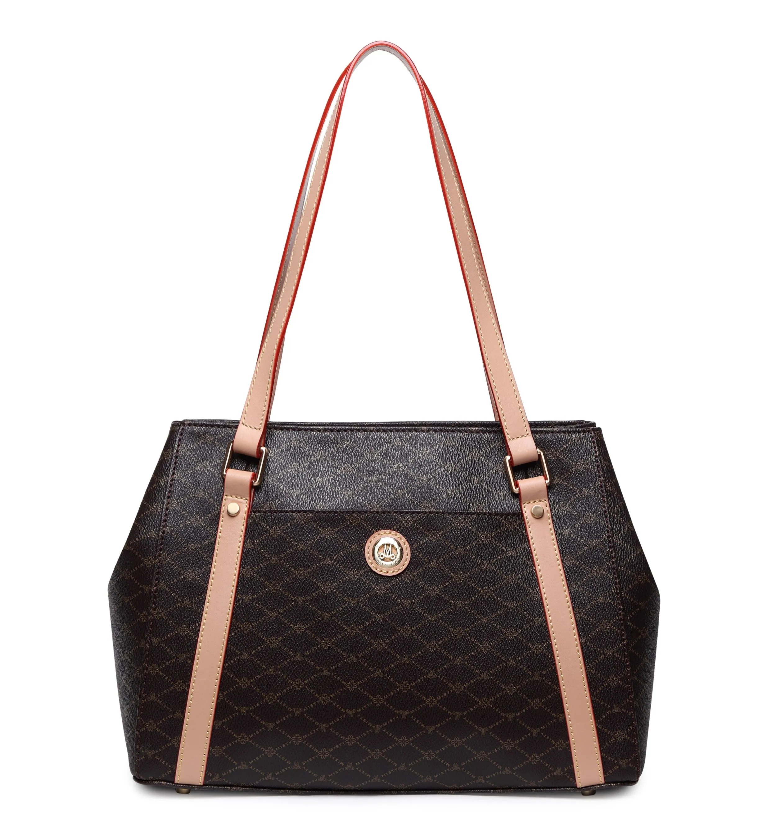 Misty Luxe Legende Leather Handbag [MT8770-BN]