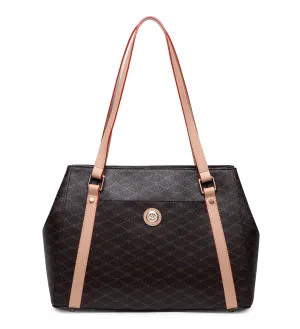Misty Luxe Legende Leather Handbag [MT8770-BN]