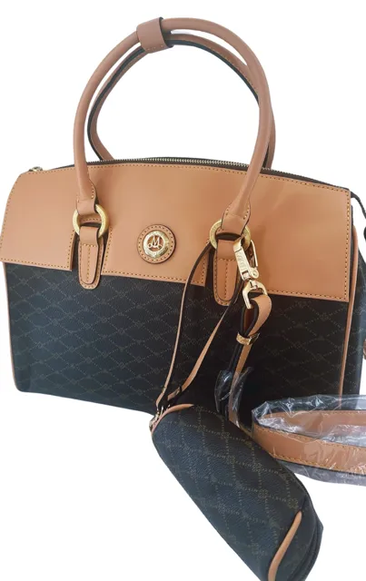 Misty Majestic Merveille Leather Handbag [MT8721-BN]