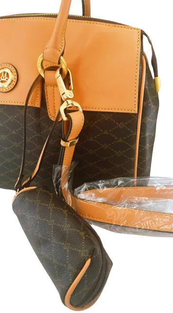 Misty Majestic Merveille Leather Handbag [MT8721-BN]