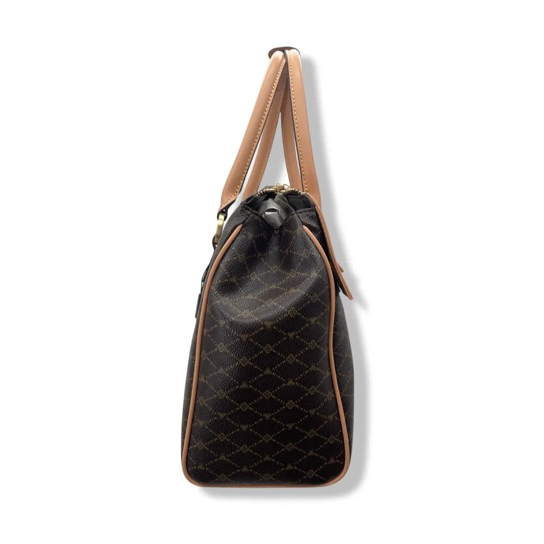 Misty Majestic Merveille Leather Handbag [MT8721-BN]