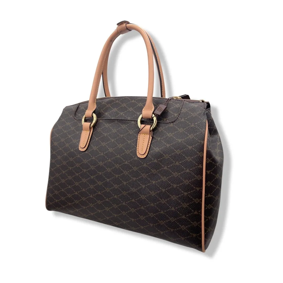 Misty Majestic Merveille Leather Handbag [MT8721-BN]