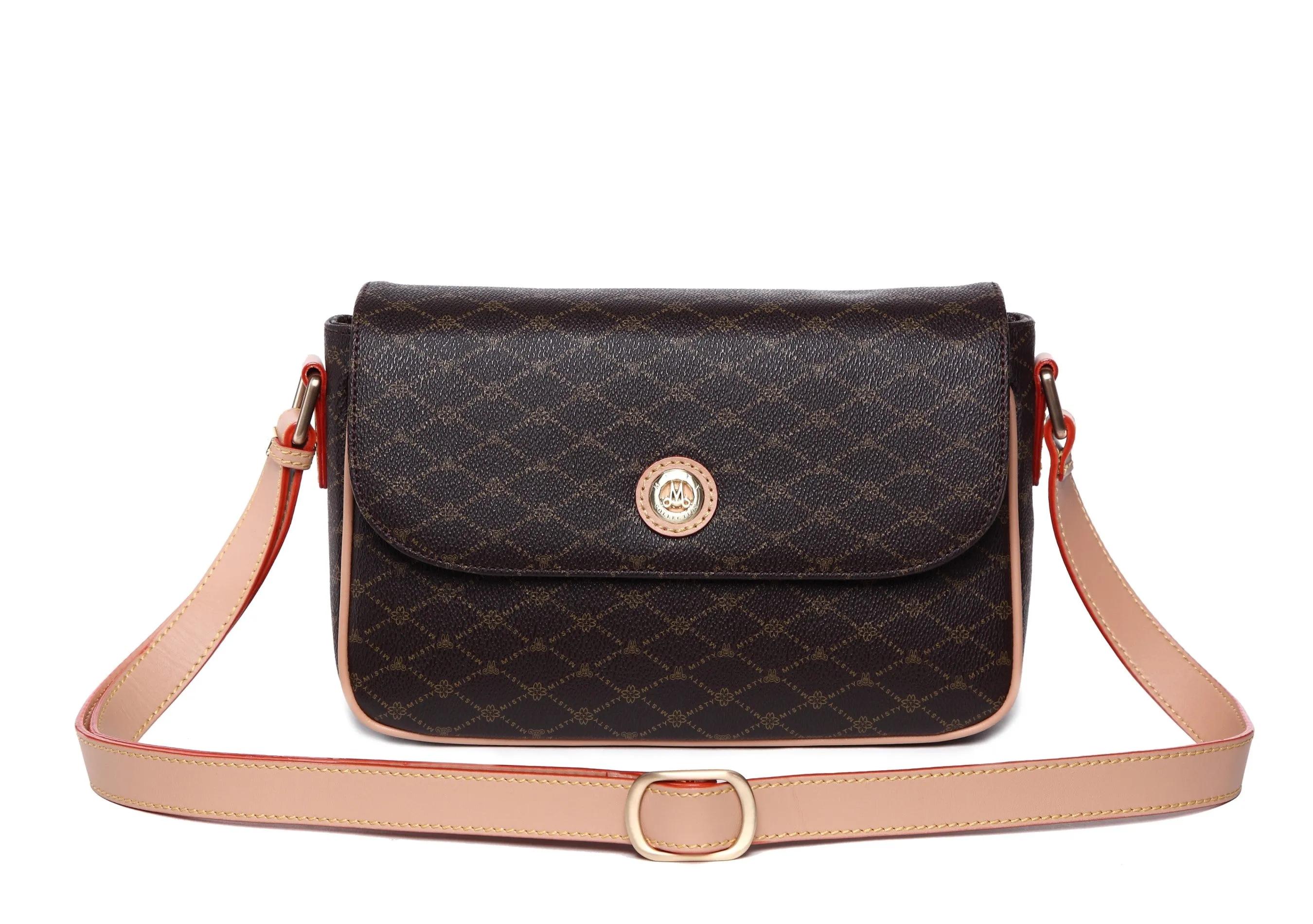 Misty Opulent Oasis Leather Crossbody Bag [MS8782-BN]