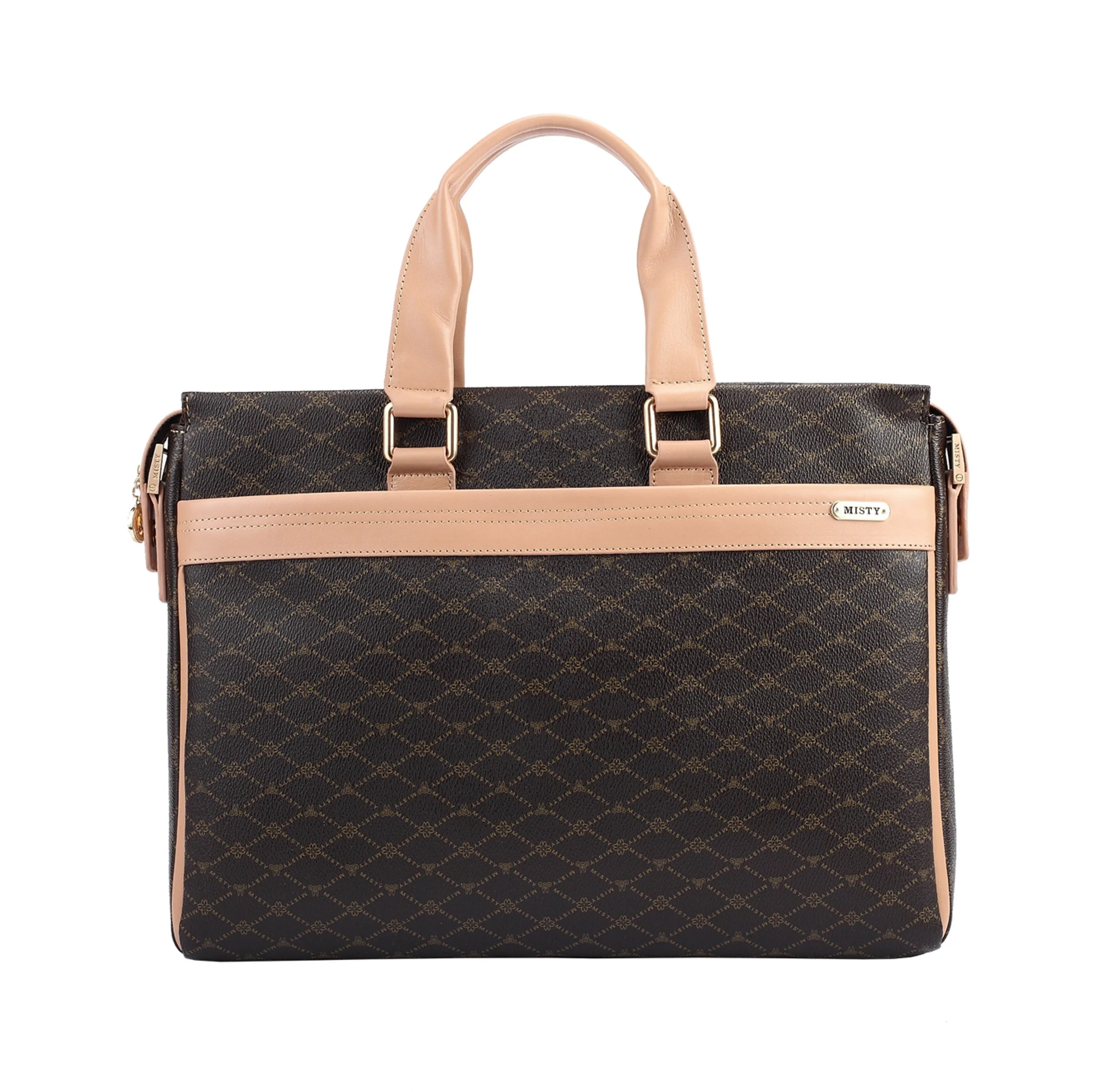 MISTY Savannah Leather Office Bag [MMO9311-BN]