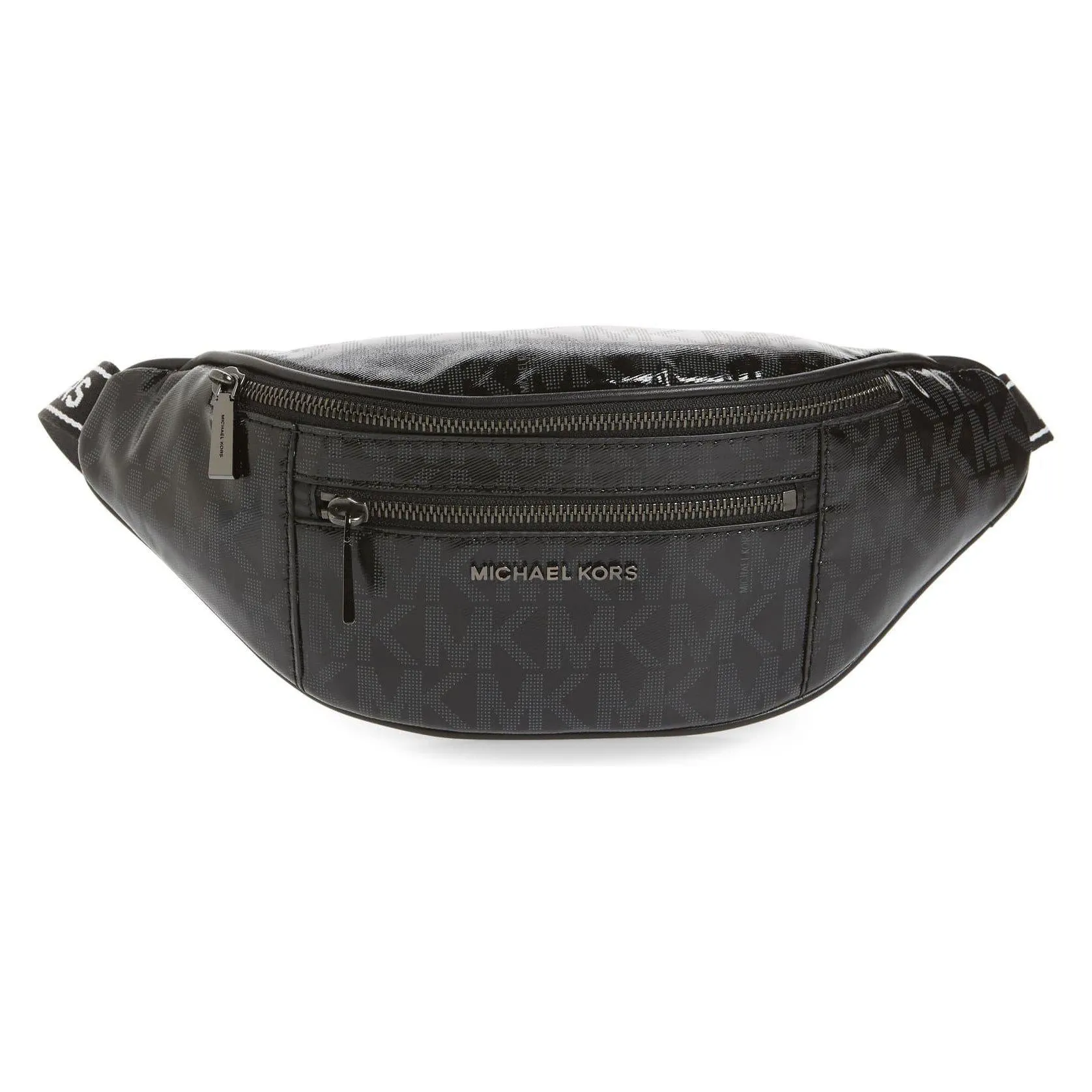 Mott Medium Belt Bag Black Leather Sport