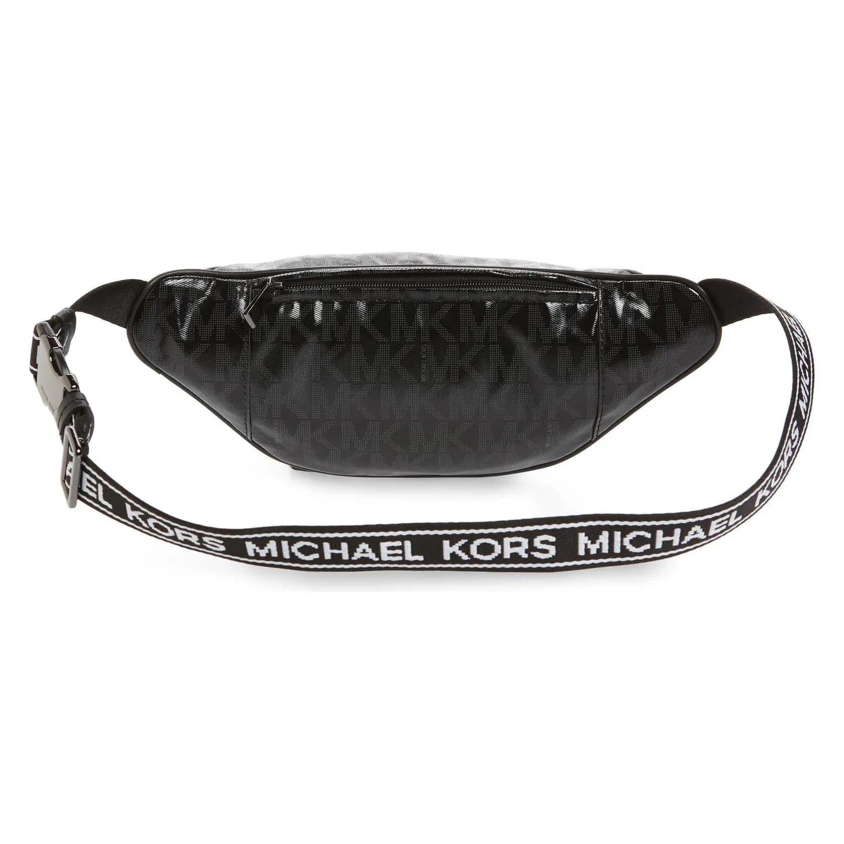 Mott Medium Belt Bag Black Leather Sport