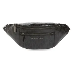 Mott Medium Belt Bag Black Leather Sport