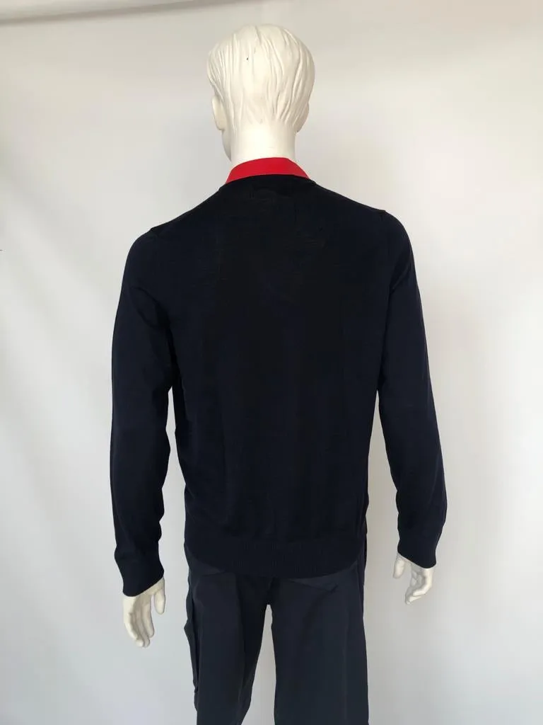 Multicolor Bee & Star Wool Cardigan