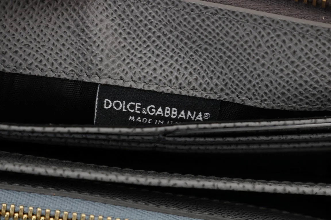 Multicolor Crocodile Leather Continental Wallet