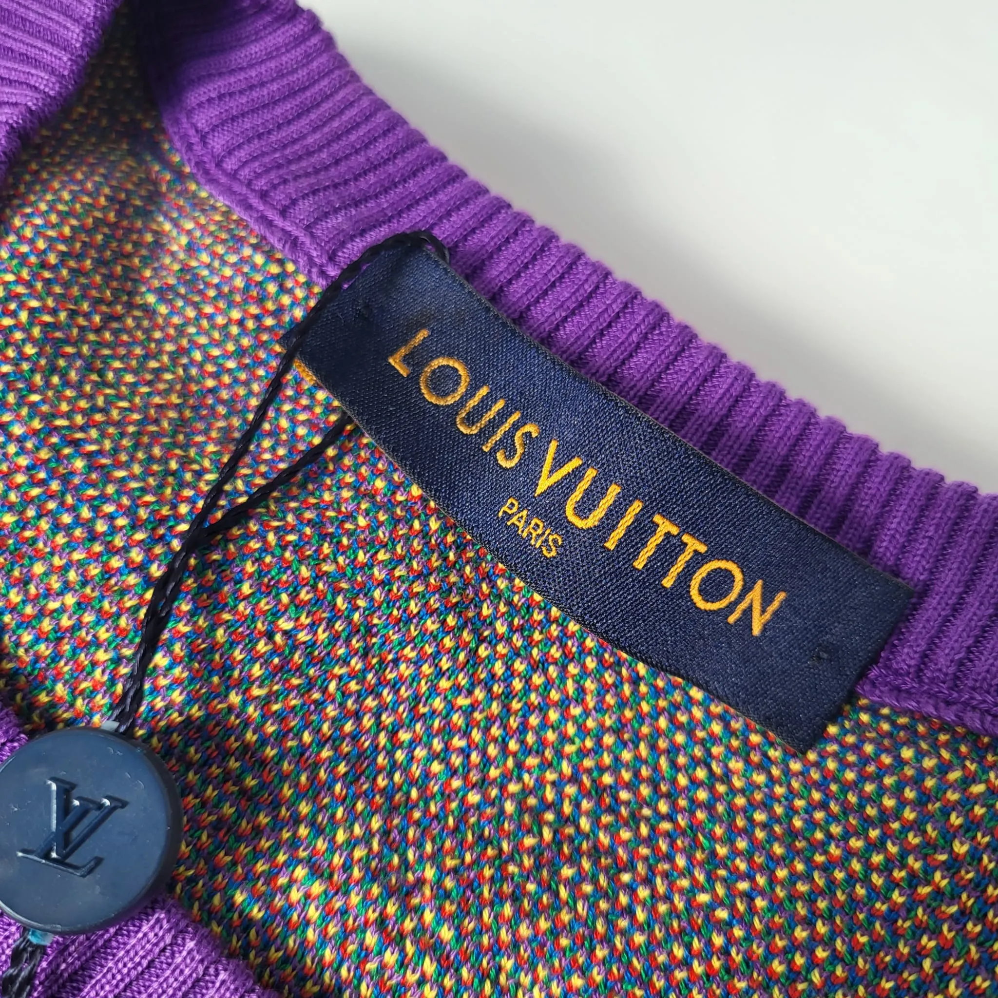 Muticolor LV Jacquard Crewneck