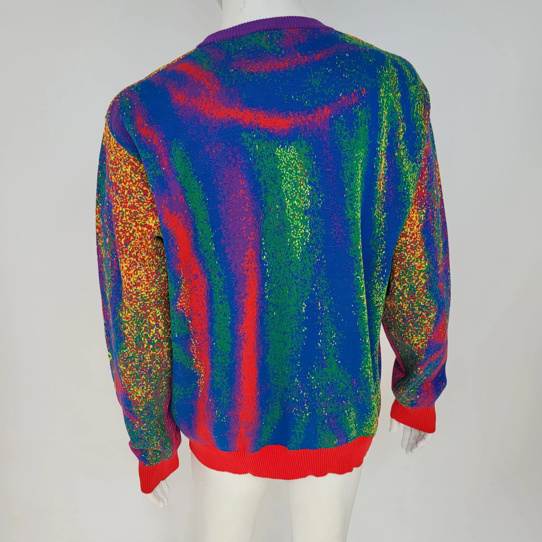 Muticolor LV Jacquard Crewneck