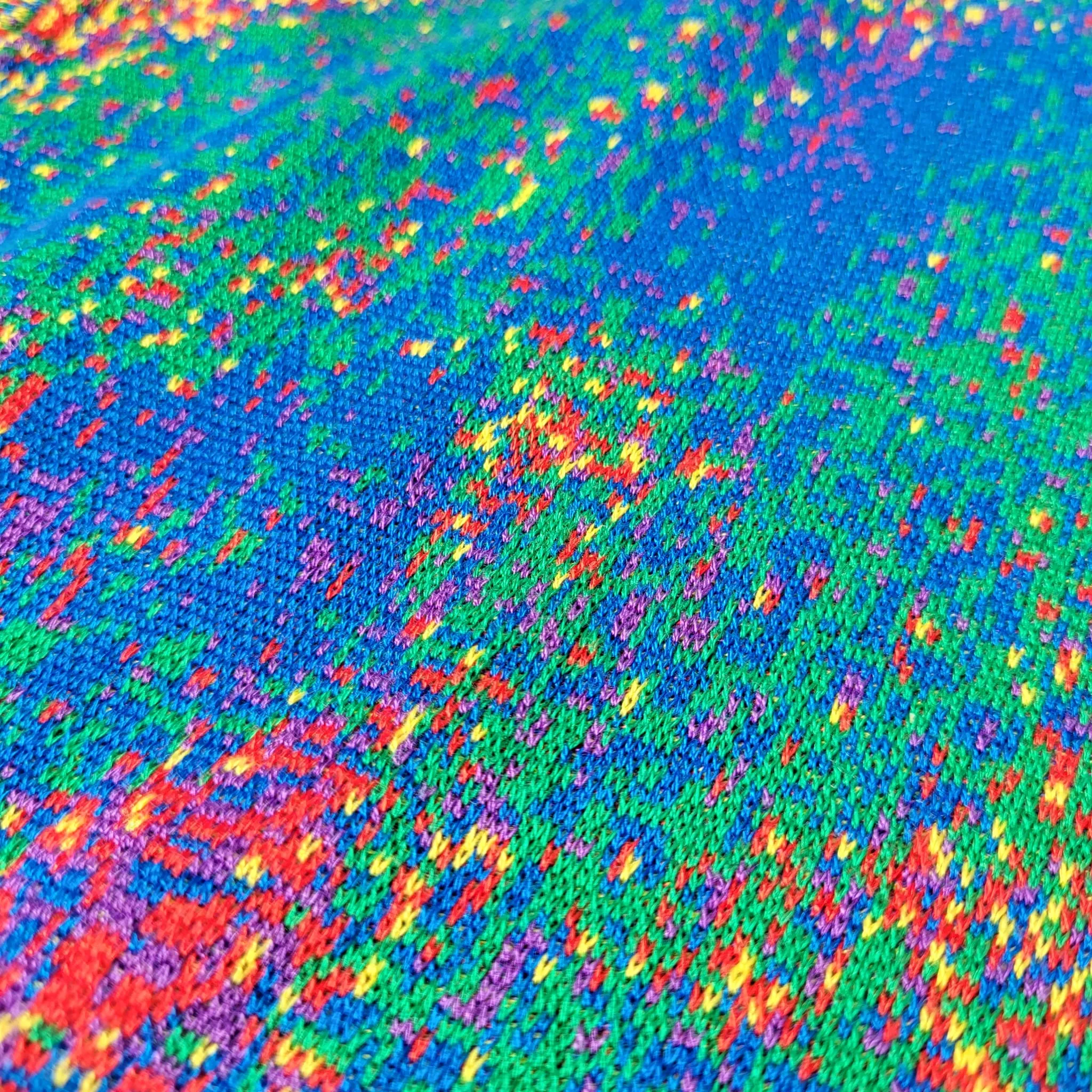 Muticolor LV Jacquard Crewneck