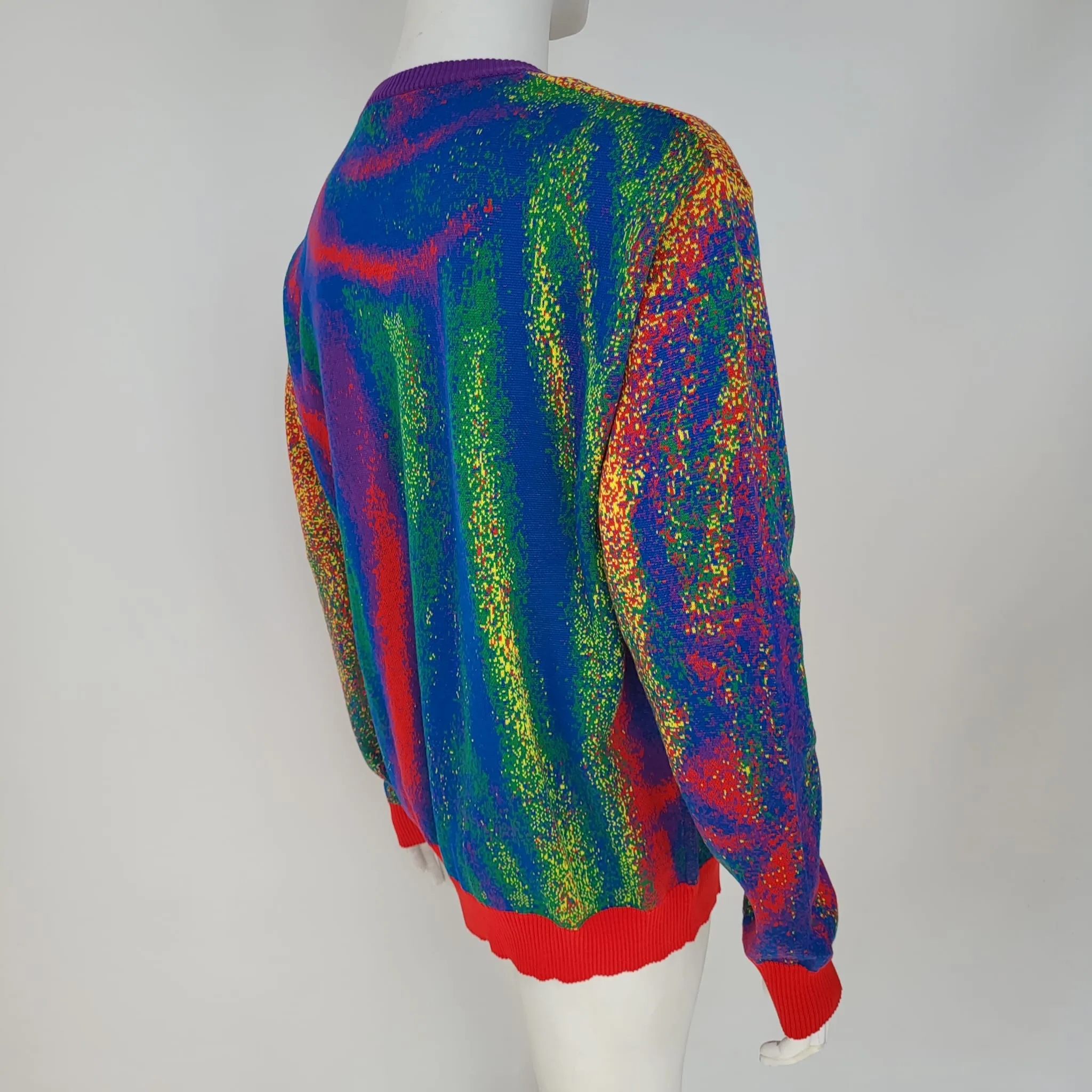 Muticolor LV Jacquard Crewneck
