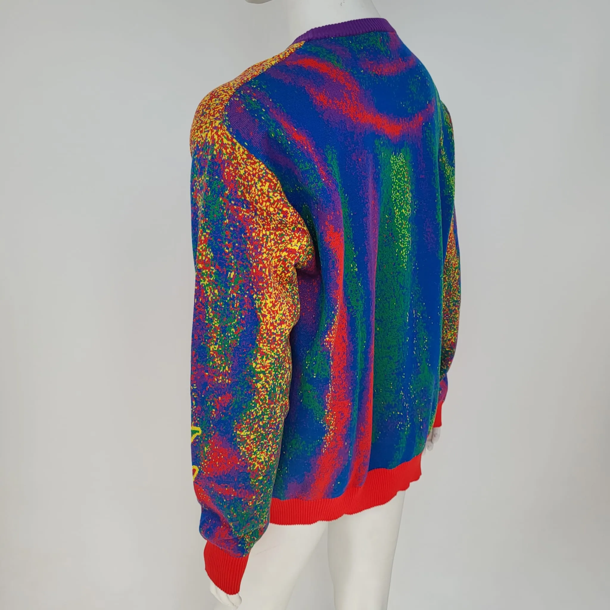 Muticolor LV Jacquard Crewneck
