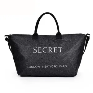 New Fashion Brand Women's Bags Super Big Bag Large-capacity Simple Wild Oxford Cloth Sequins Travel Bag Gold Silver Black