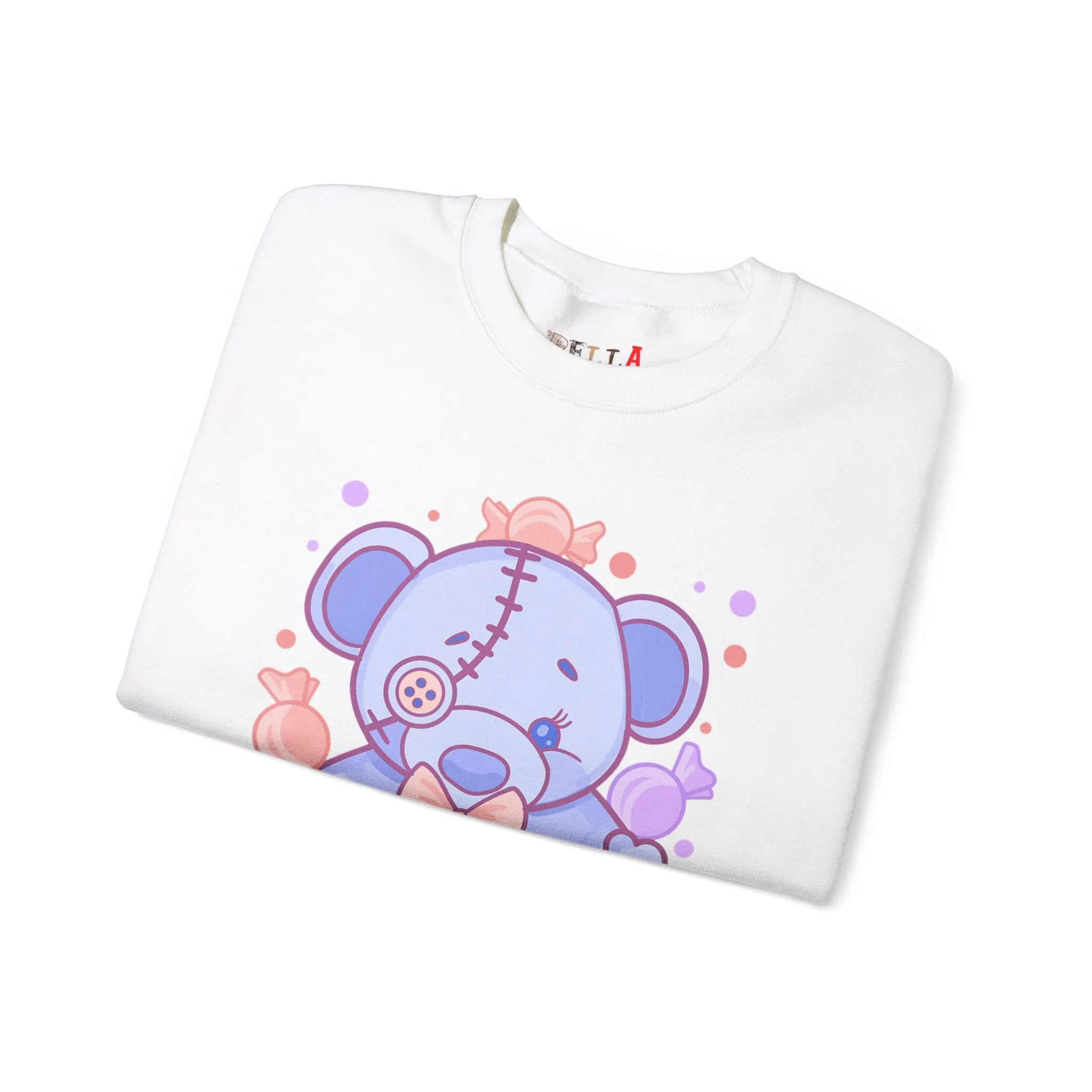 Pastel Baby Blue Teddy Bear Sweatshirt
