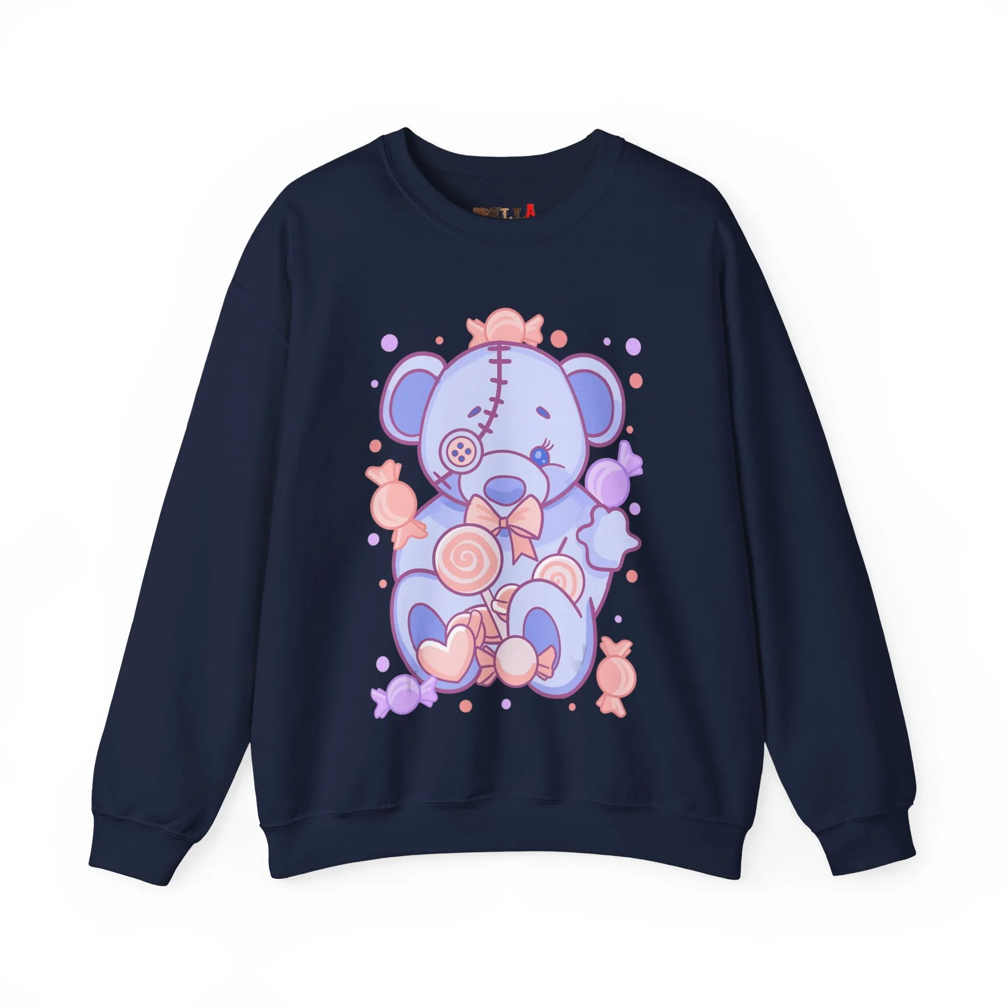 Pastel Baby Blue Teddy Bear Sweatshirt