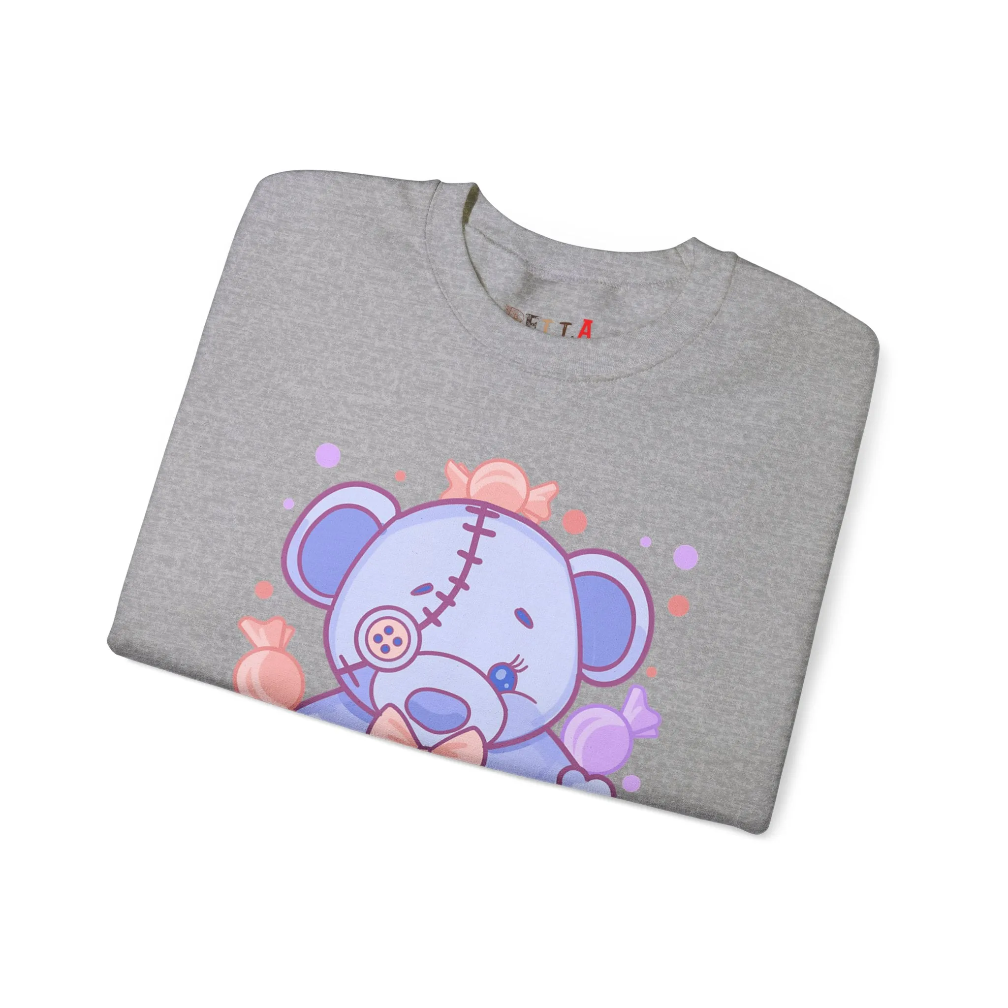 Pastel Baby Blue Teddy Bear Sweatshirt