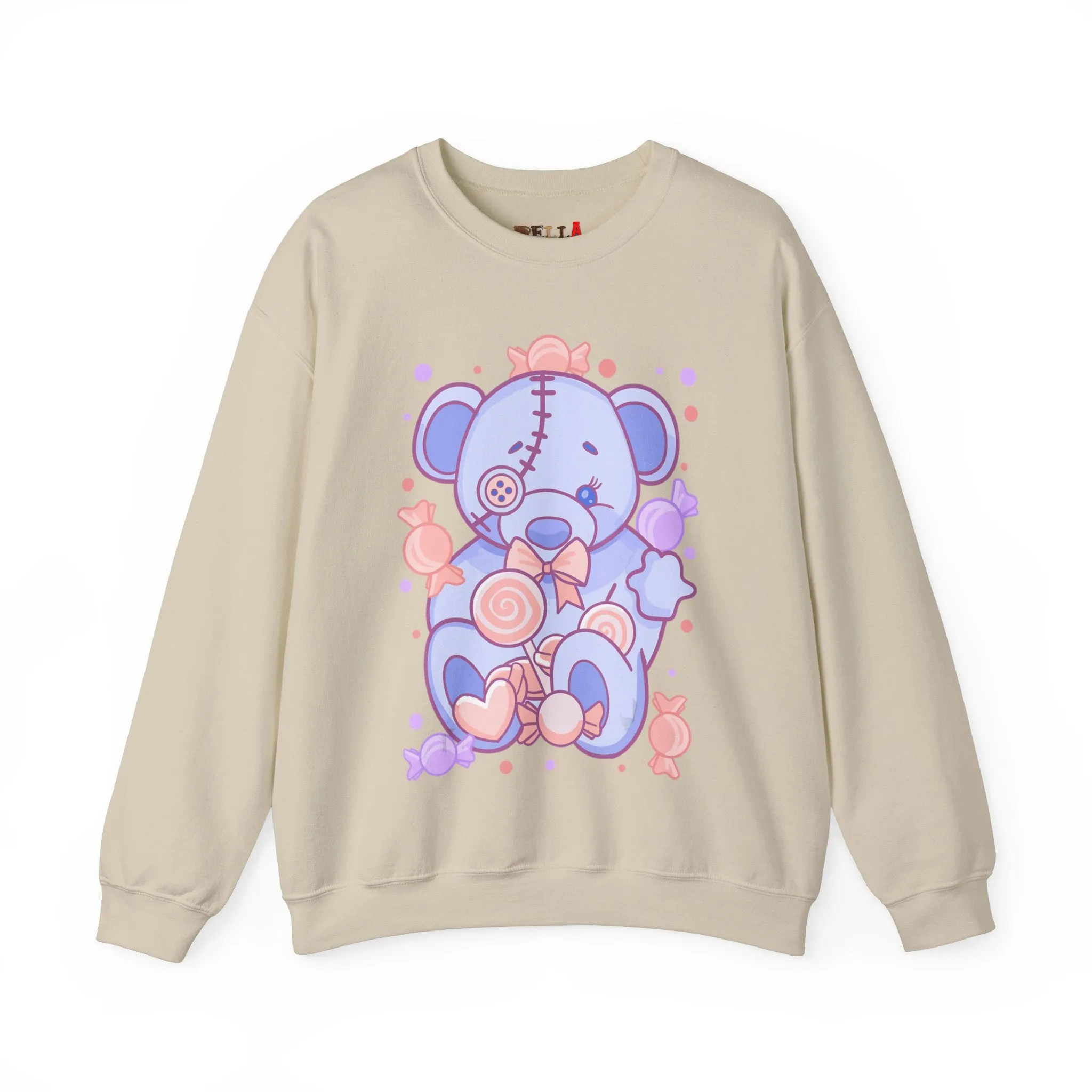 Pastel Baby Blue Teddy Bear Sweatshirt