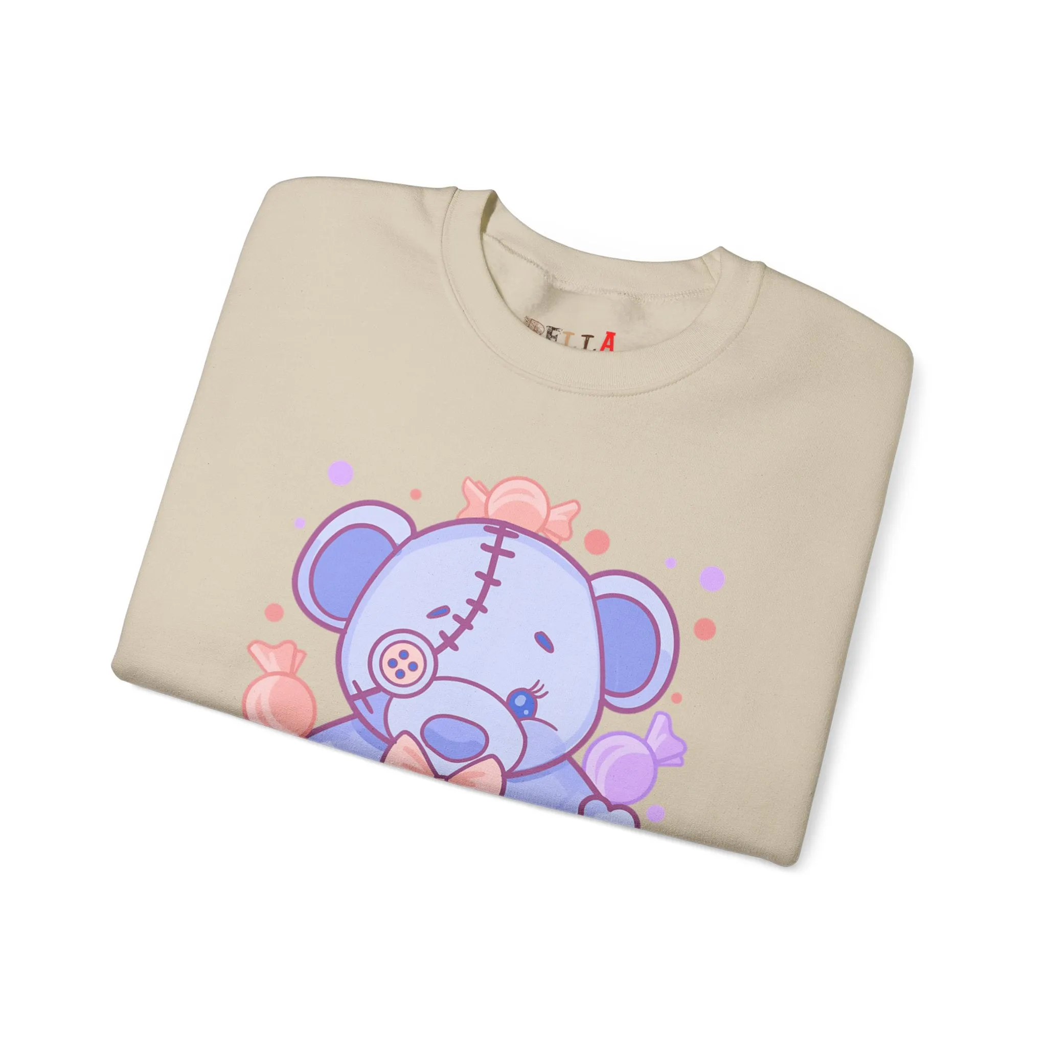 Pastel Baby Blue Teddy Bear Sweatshirt