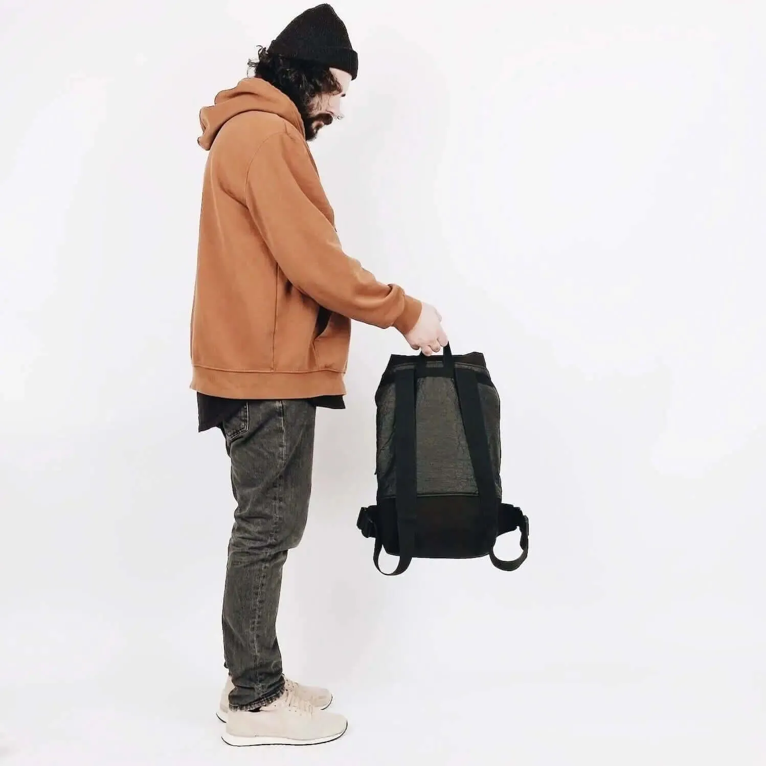 Pinatex Buckle-on vegan backpack by Eve   Adis