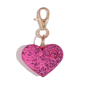 Pink Glitter Heart Safety Alarm