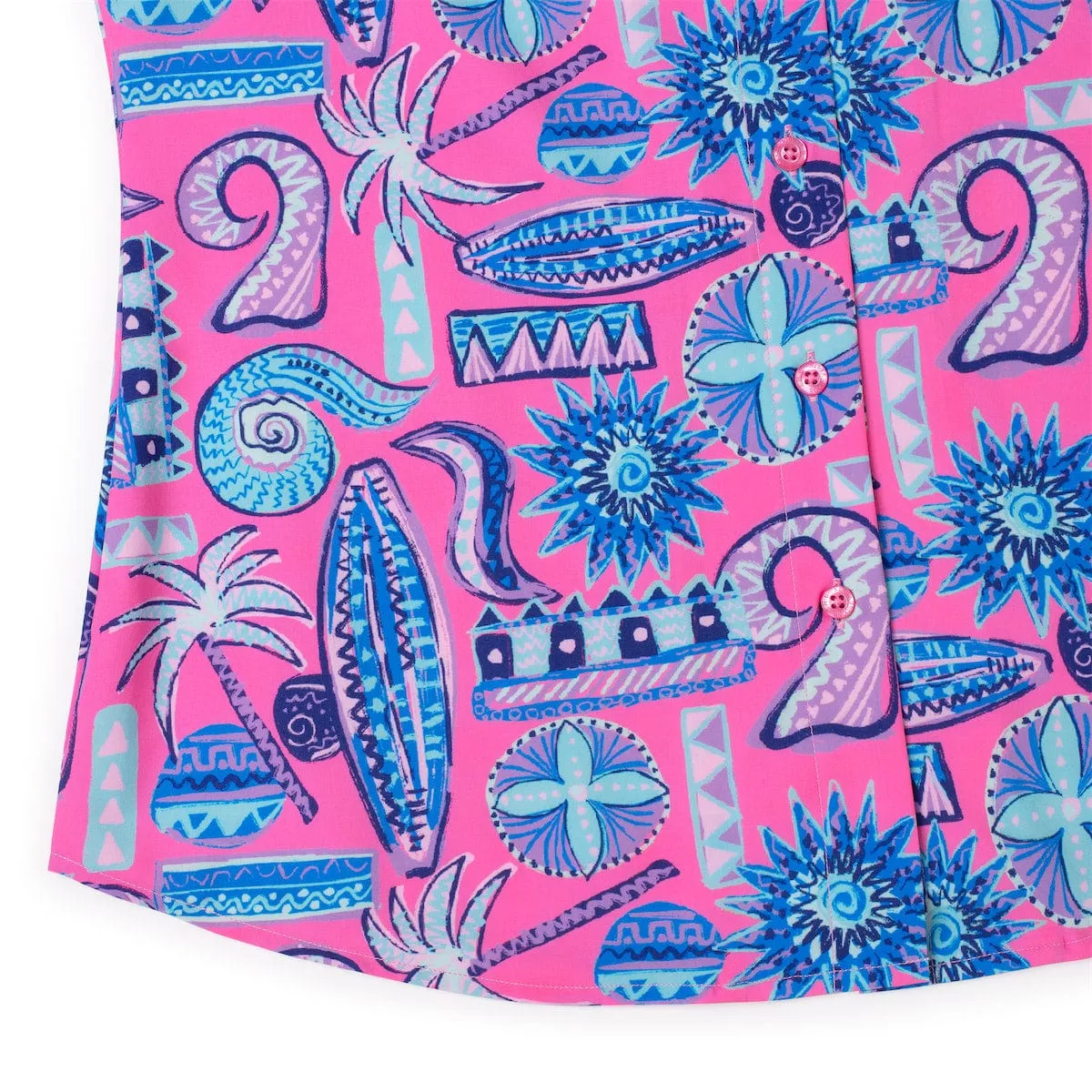 Pink Sand Beach – Women's KUNUFLEX Short Sleeve Shirt