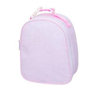 Pink Seersucker Lunchbox