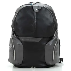 Piquadro Coleos 13" Laptop Backpack Black Blacksize Small
