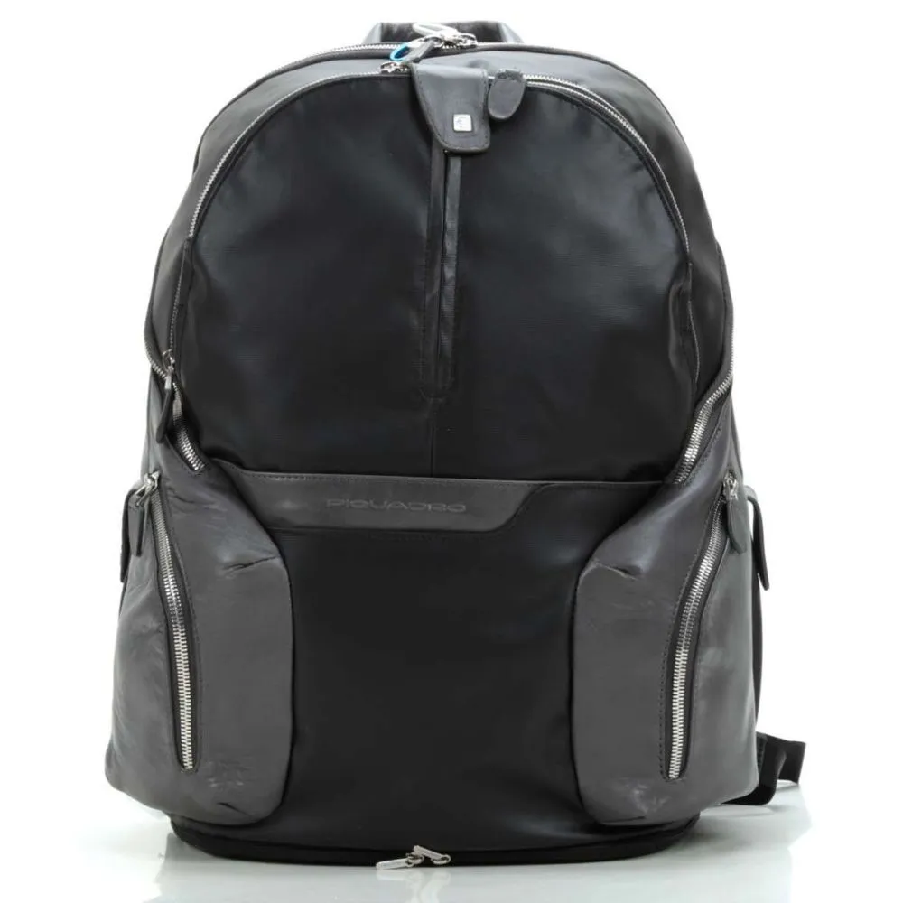 Piquadro Coleos 13" Laptop Backpack Black Blacksize Small