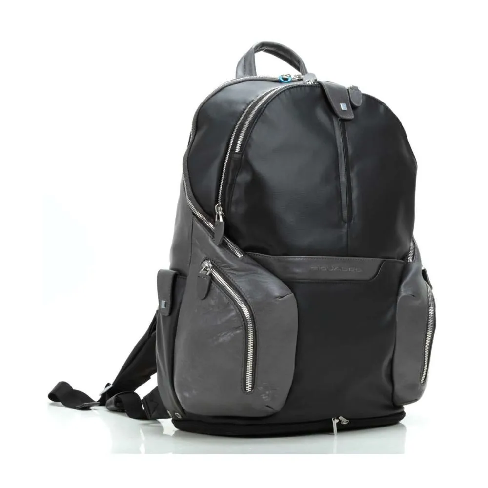 Piquadro Coleos 13" Laptop Backpack Black Blacksize Small